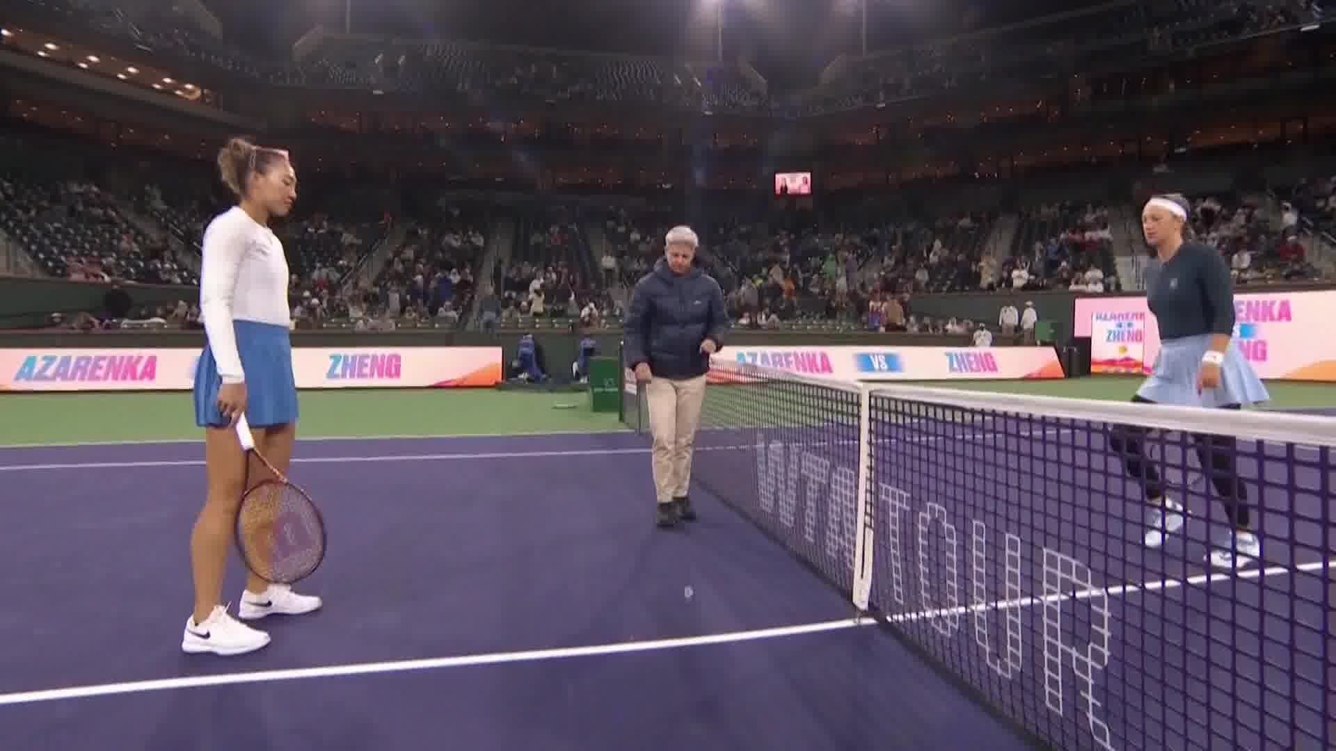Qinwen Zheng vs Azarenka - HL WTA1000 Indian Wells 2T