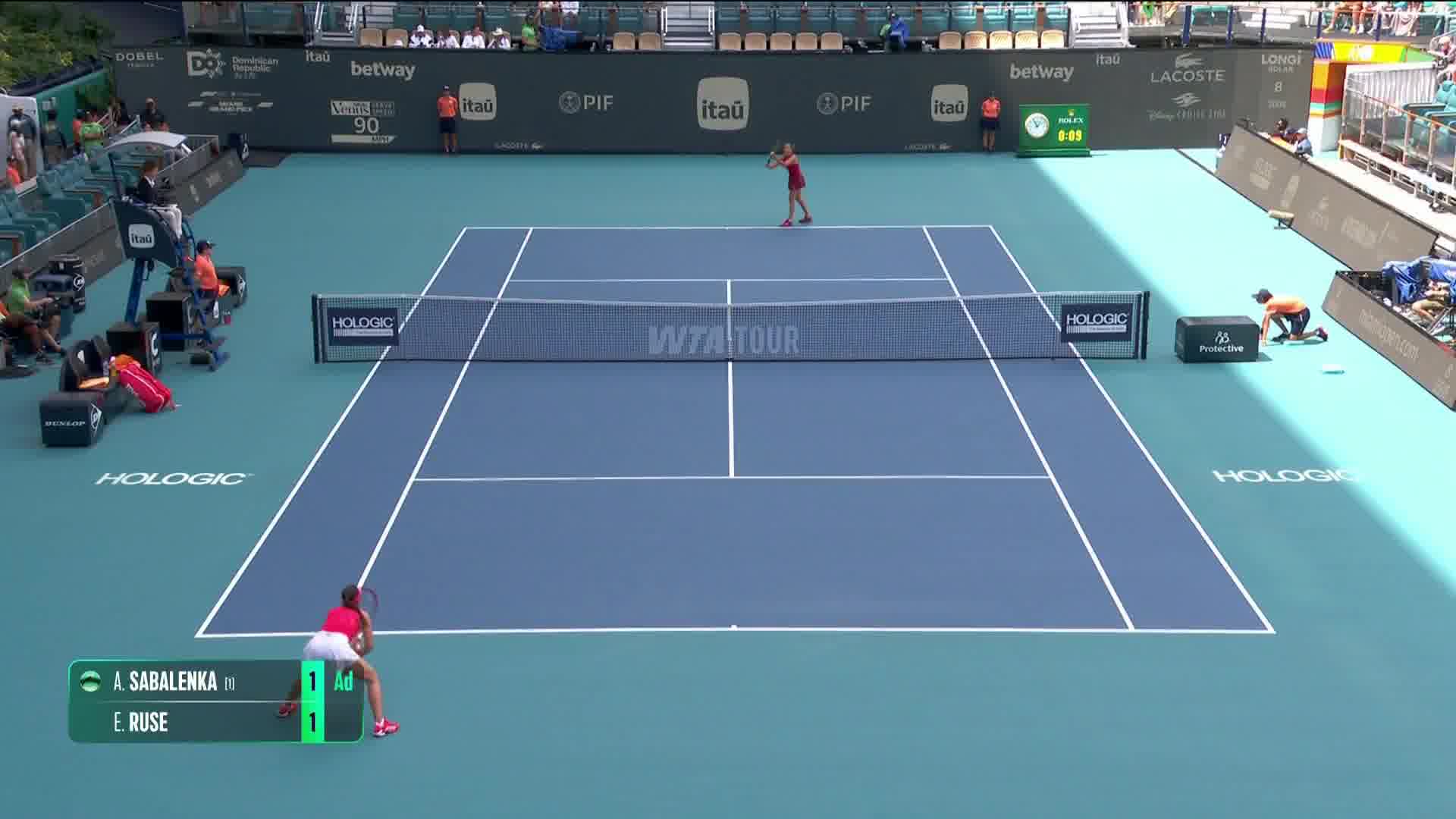 WTA 1000 Miami, 3°T: Sabalenka-Ruse, gli highlights