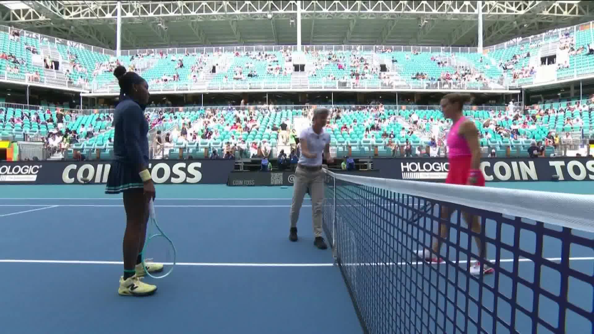 WTA 1000 Miami, 3°T: Gauff-Sakkari, gli highlights