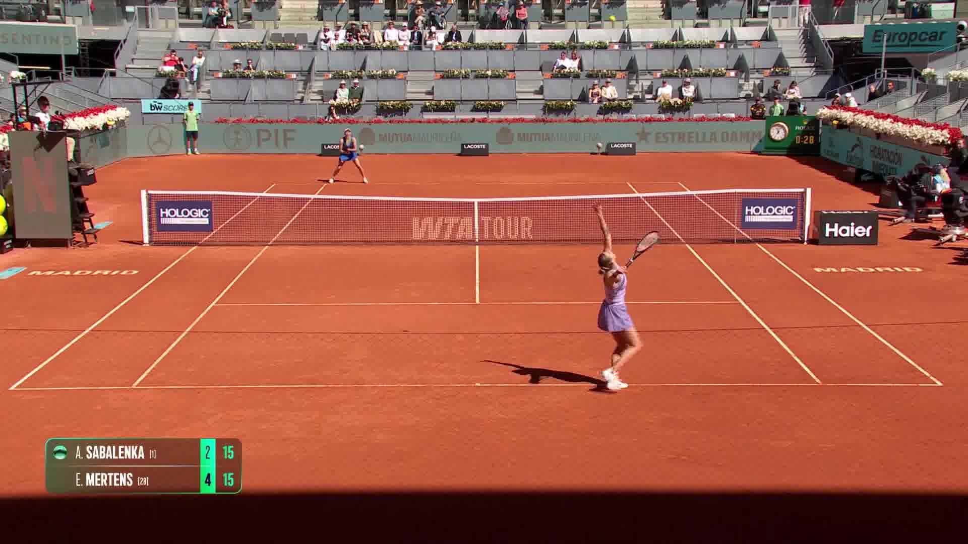 HL | WTA1000 Madrid 3T - Sabalenka vs Mertens
