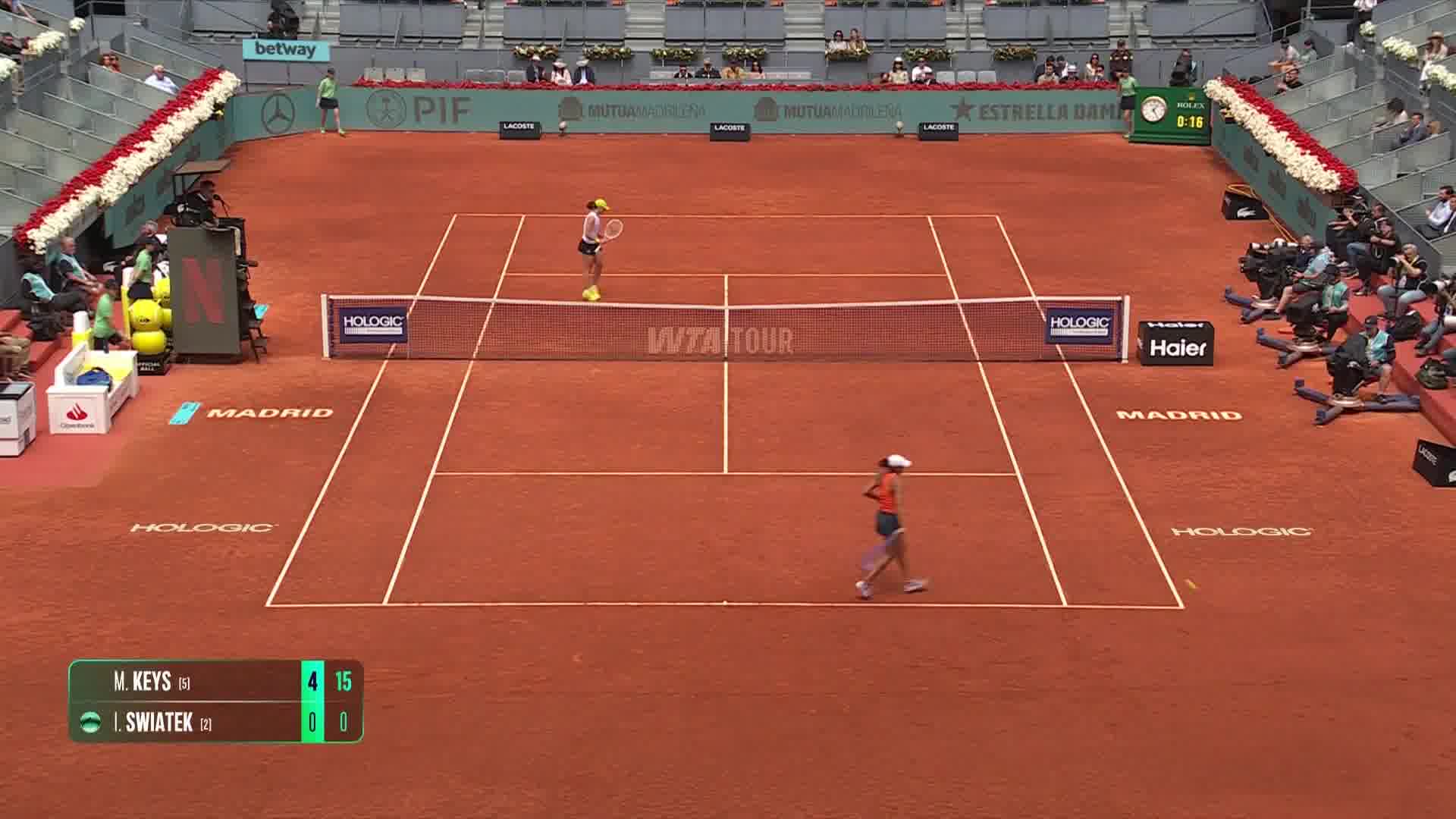 HL | WTA1000 Madrid QF - Swiatek vs Keys