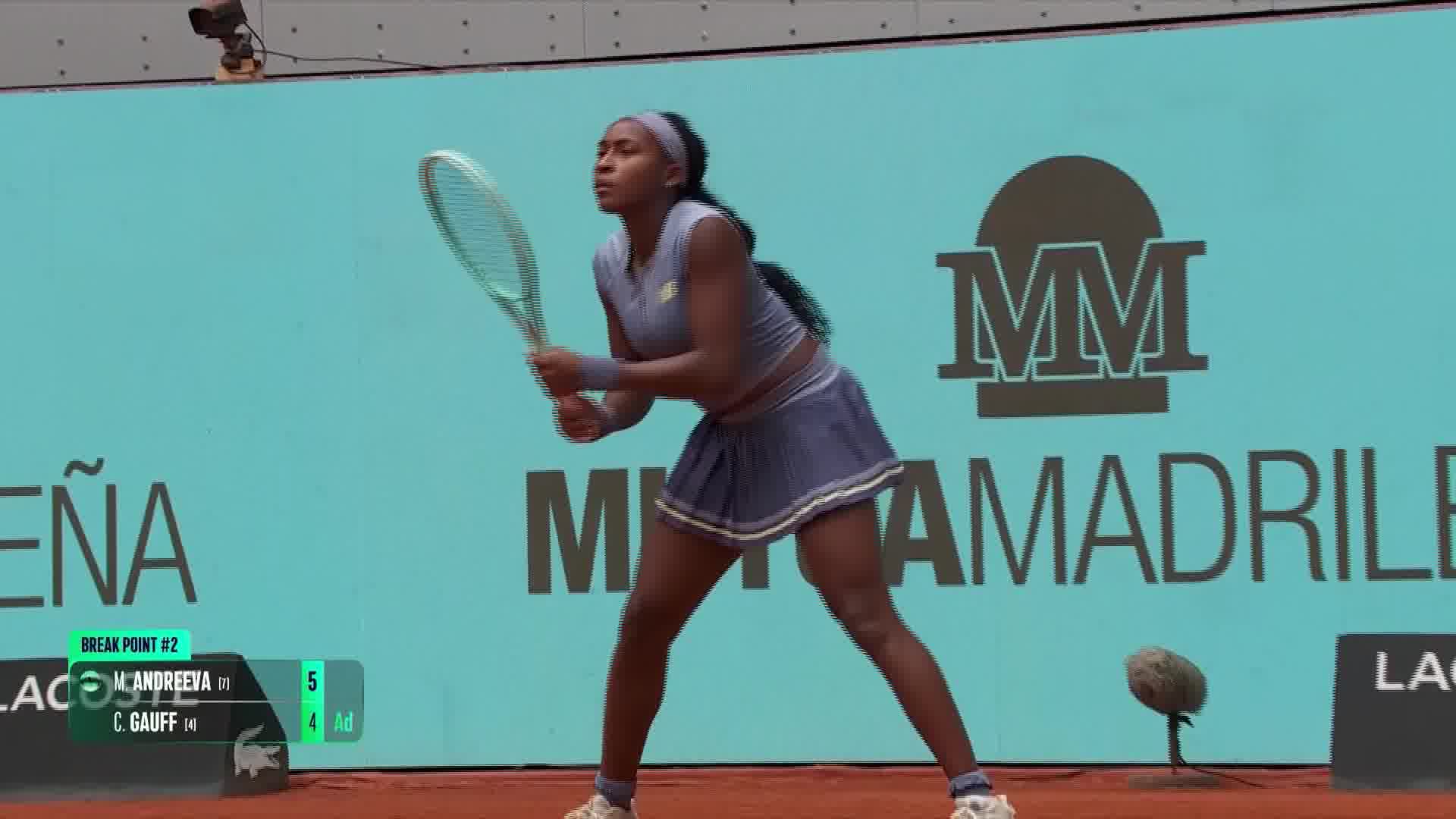 HL | WTA1000 Madrid QF - Gauff vs Andreeva