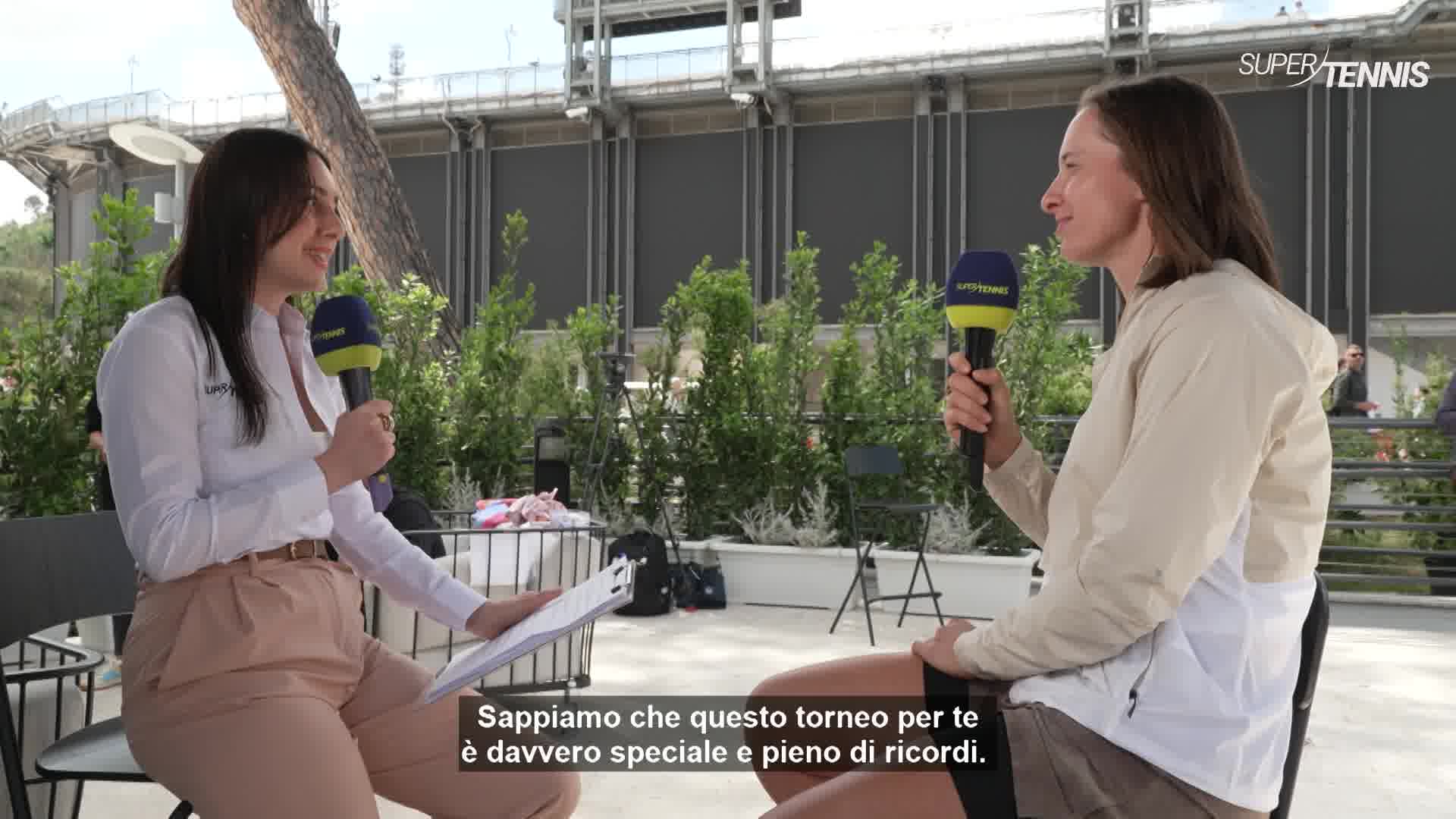 Iga Swiatek, l'intervista integrale a SuperTennis