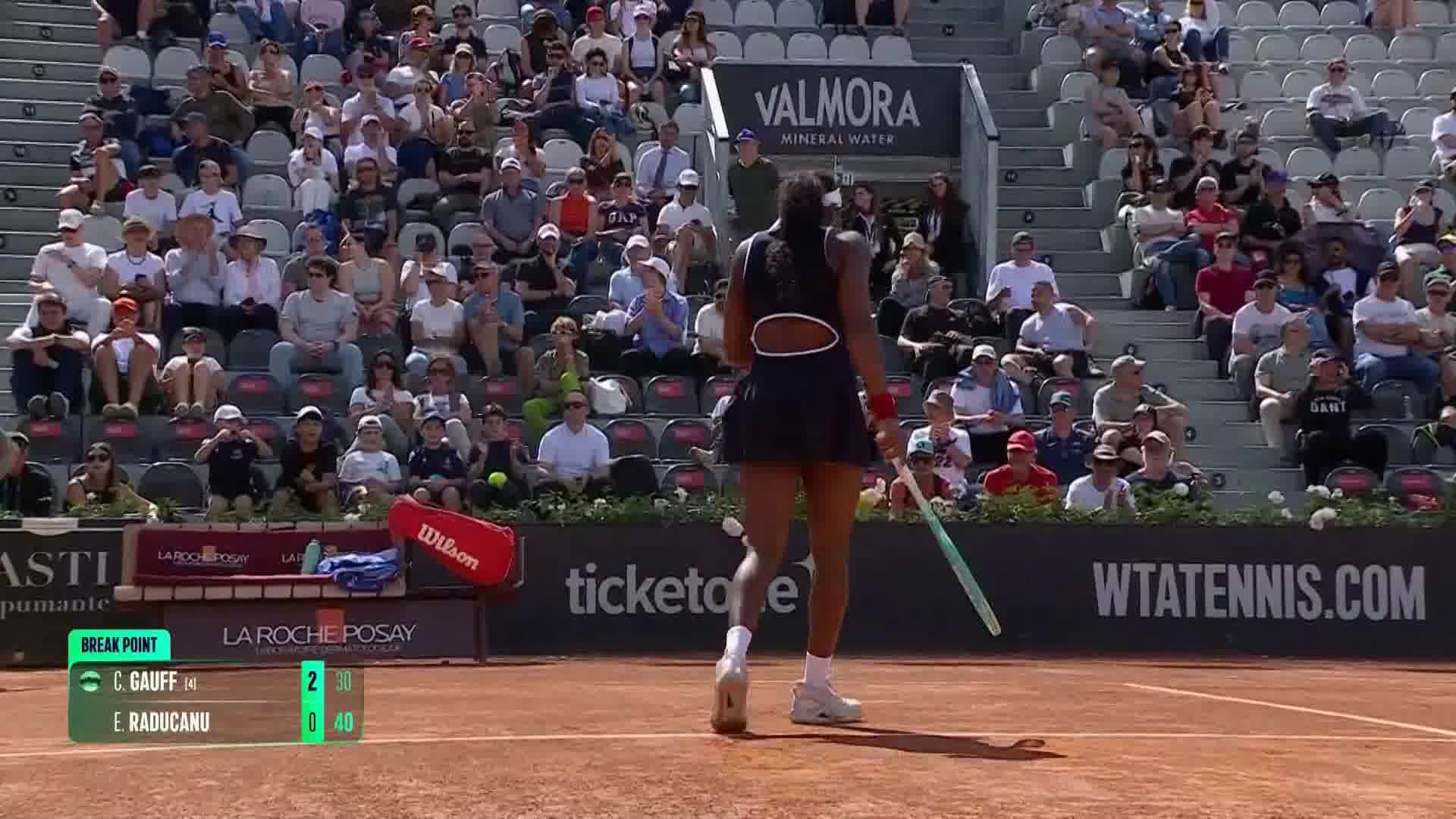 ROME - MATCH HIGHLIGHTS - R16 - COCO GAUFF v EMMA RADUCANU