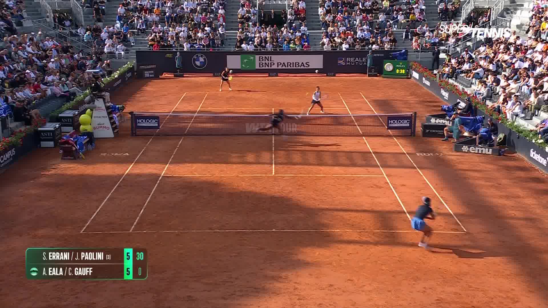HL IBI 25, QF: Errani/Paolini vs Eala/Gauff