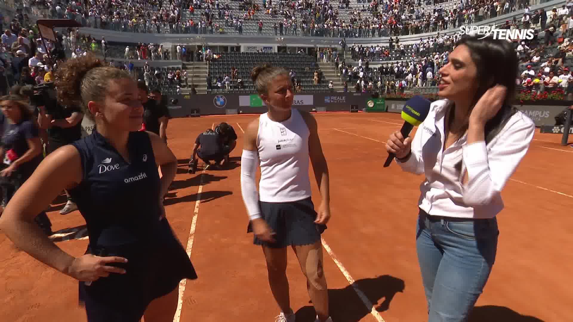 Errani e Paolini a SuperTennis: "Non era facile, ma siamo state perfette"
