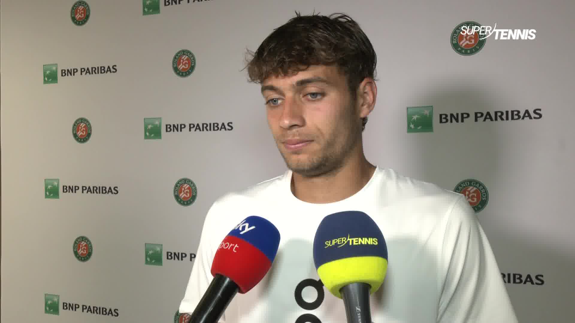 Cobolli a SuperTennis: "Orgoglioso di quanto fatto in queste settimane"