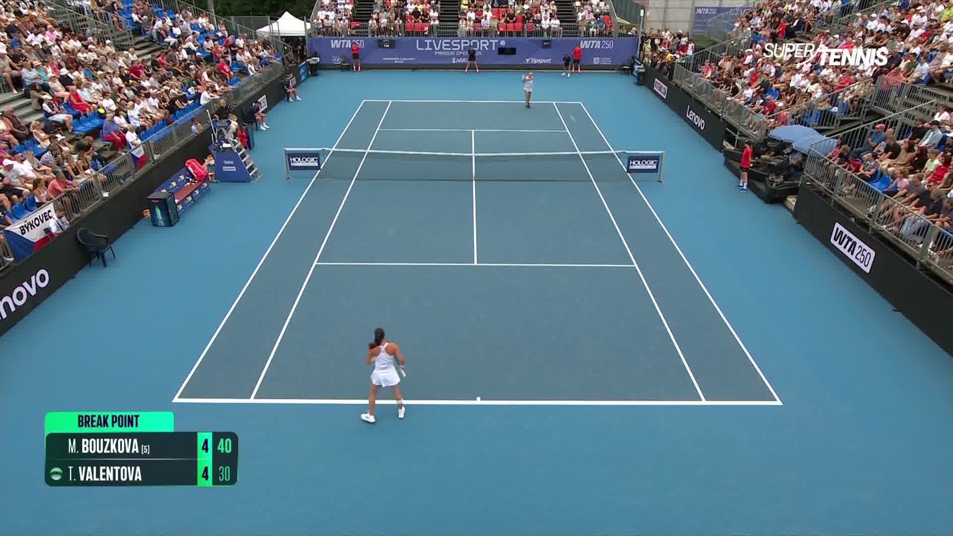 WTA 250 Praga, SF: Bouzkova-Valentova, gli highlights