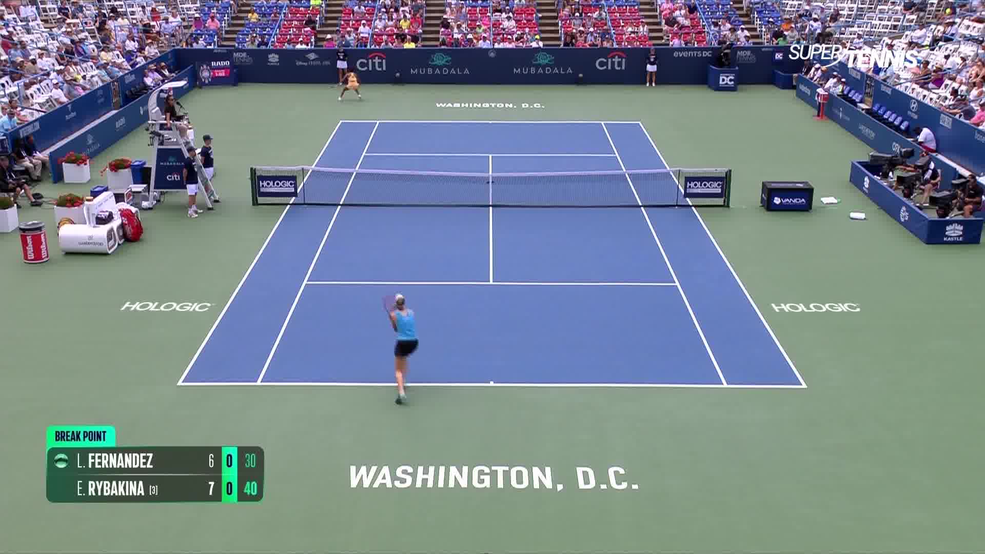 WTA 500 Washington, SF: Fernandez-Rybakina, gli highlights