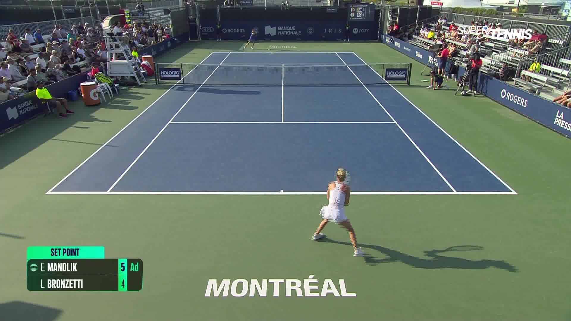 WTA Montreal, primo turno: highlights Bronzetti-Mandlik