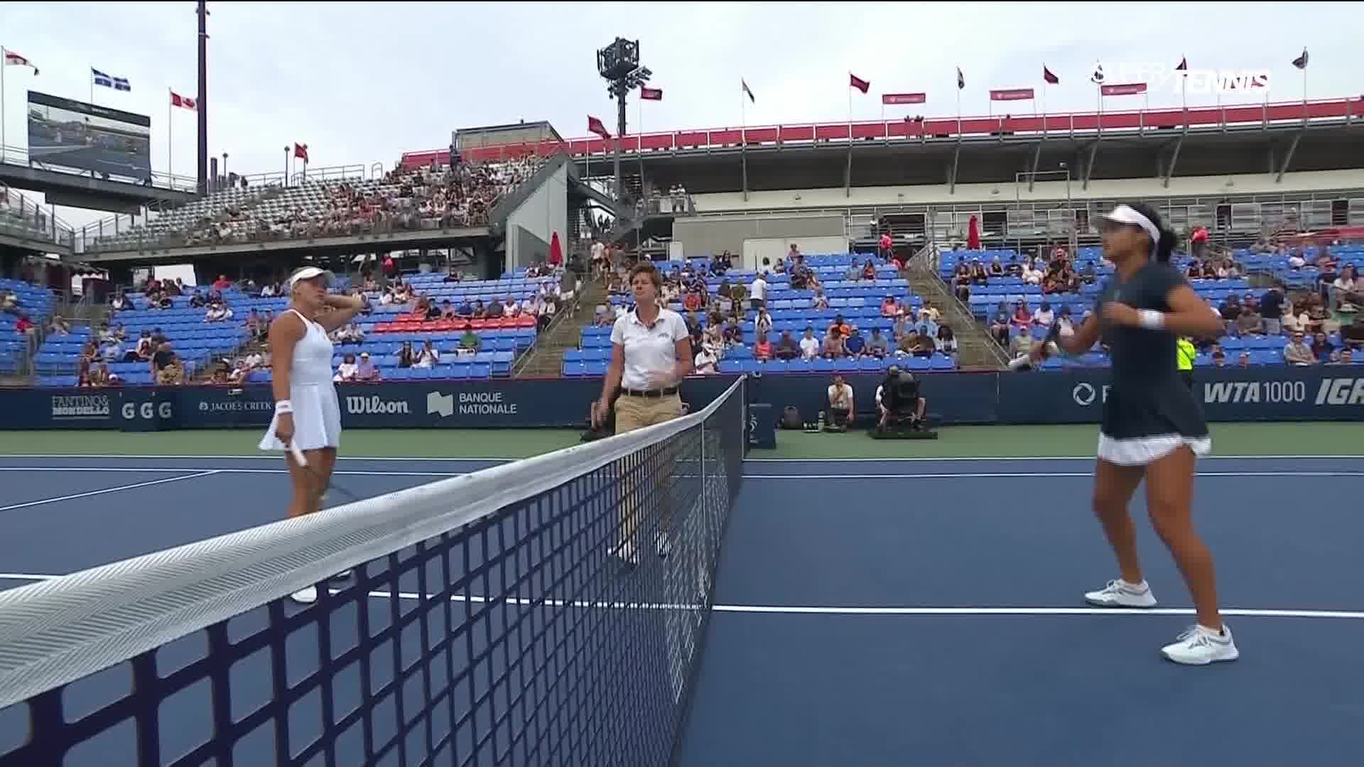 WTA 1000 Montreal, 2°T: Raducanu-Stearns, gli highlights