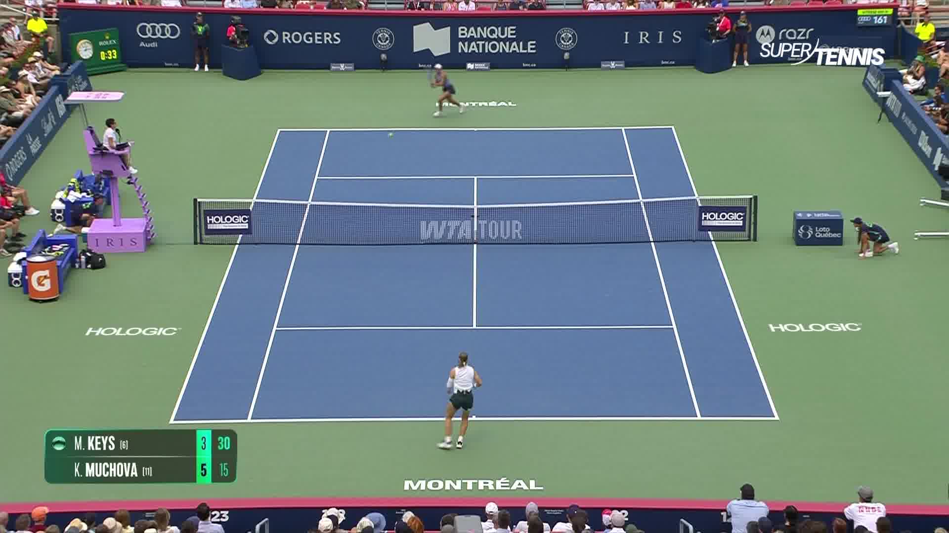 WTA 1000 Montreal, 8vi: Keys-Muchova, gli highlights