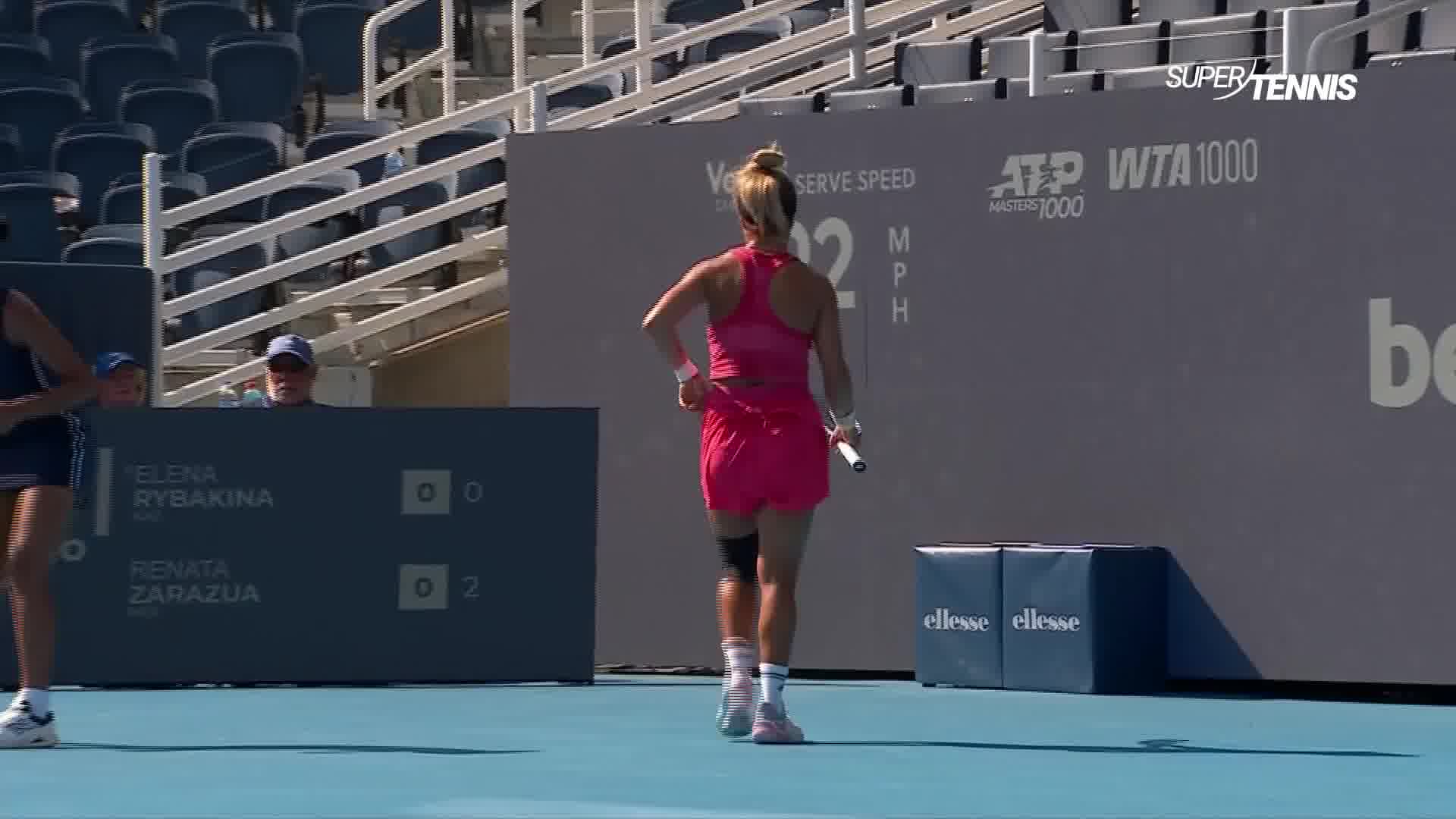 	WTA 1000 Cincinnati, 2°T: Rybakina-Zarazua, gli highlights