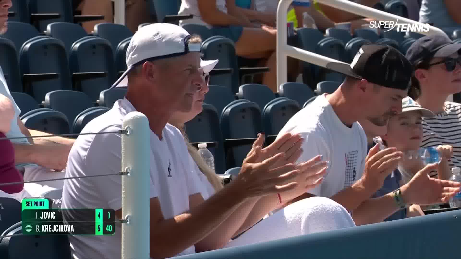 WTA 1000 Cincinnati, 3°T: Jovic-Krejcikova