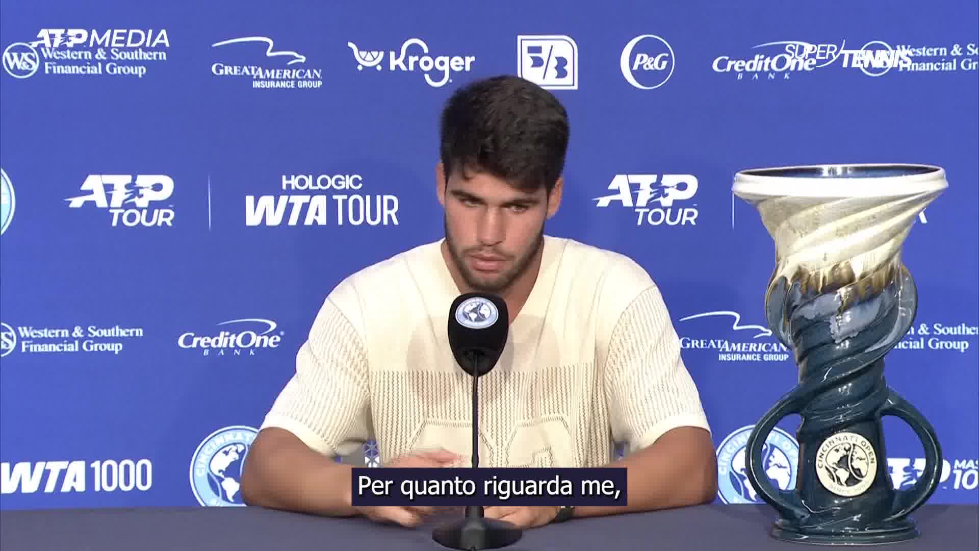 Cincinnati, Alcaraz: "Felice per il titolo, a New York per esprimere il miglior tennis"