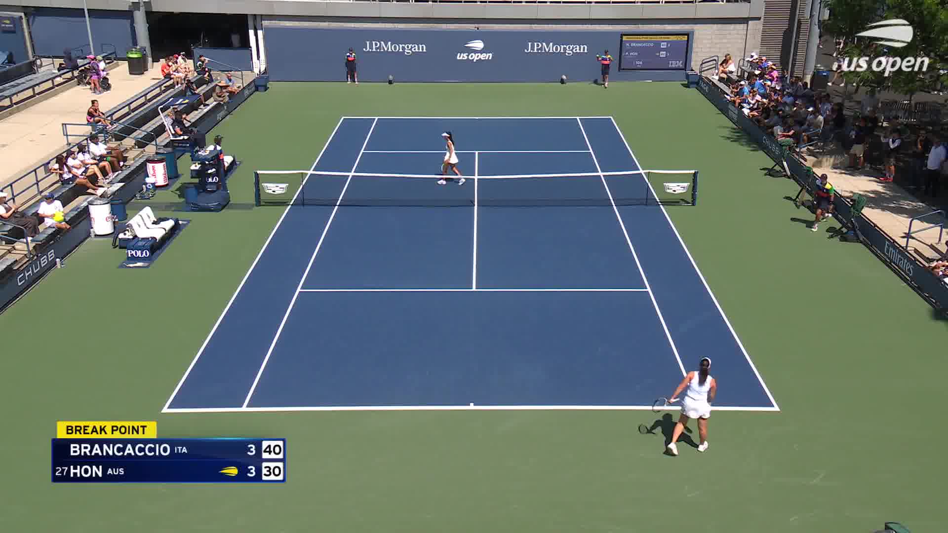 Qualificazioni US Open, highlights Brancaccio-Hon