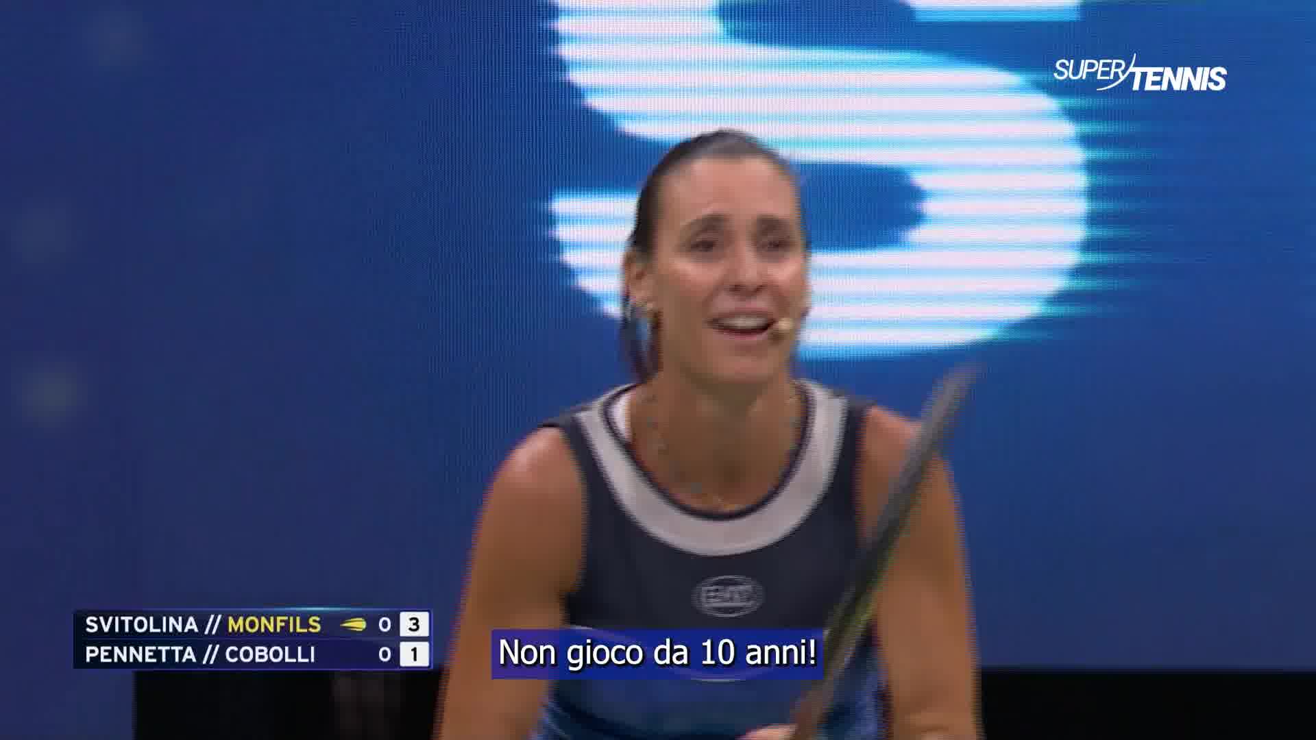 Pennetta e Cobolli, che spettacolo a Stars of the Open!