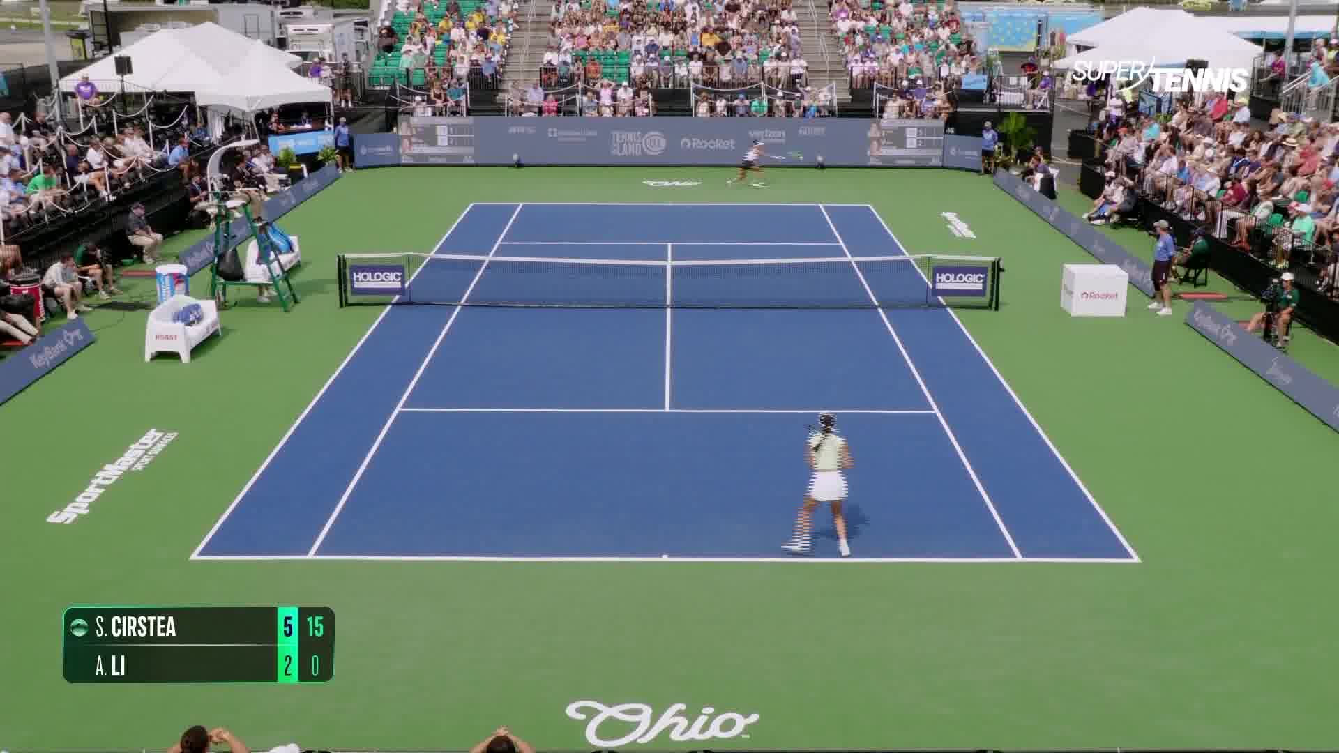 WTA Cleveland finale: highlights Cirstea-Li