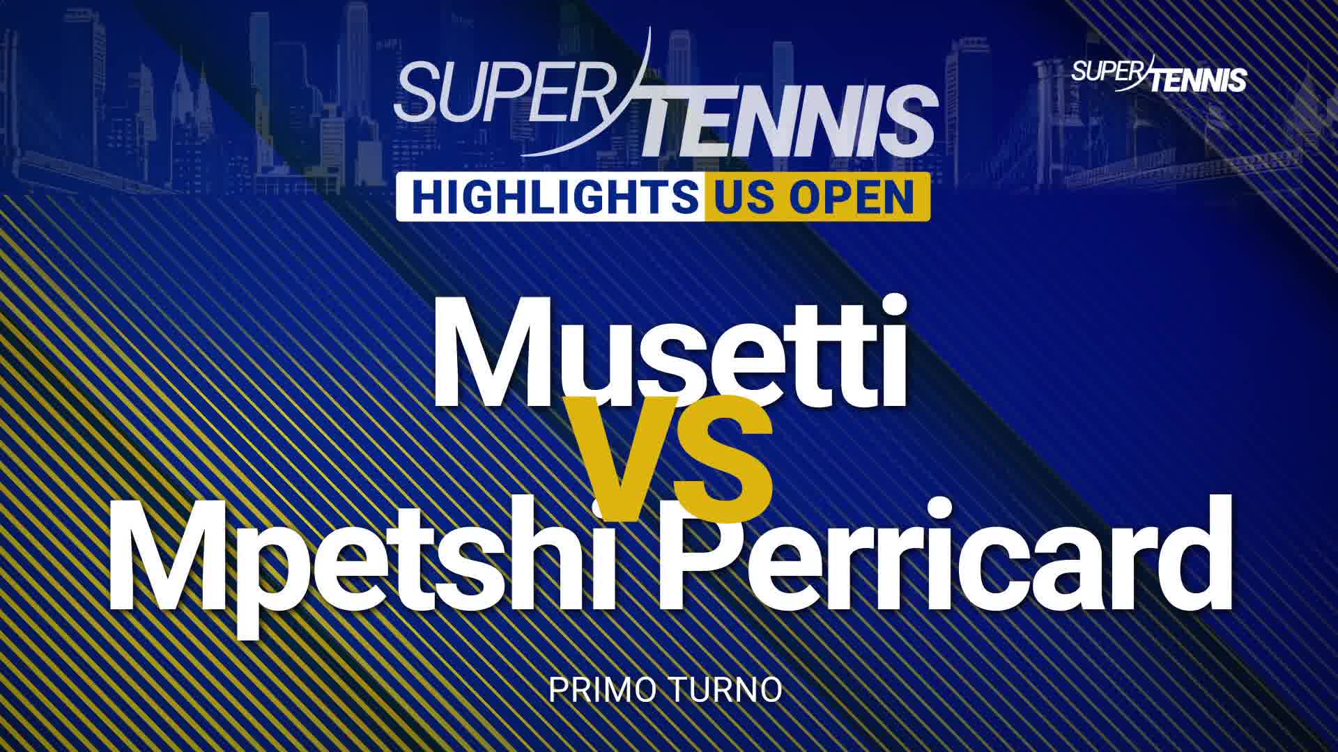 US Open 2025: Musetti vs Mpetshi Perricard | Highlights