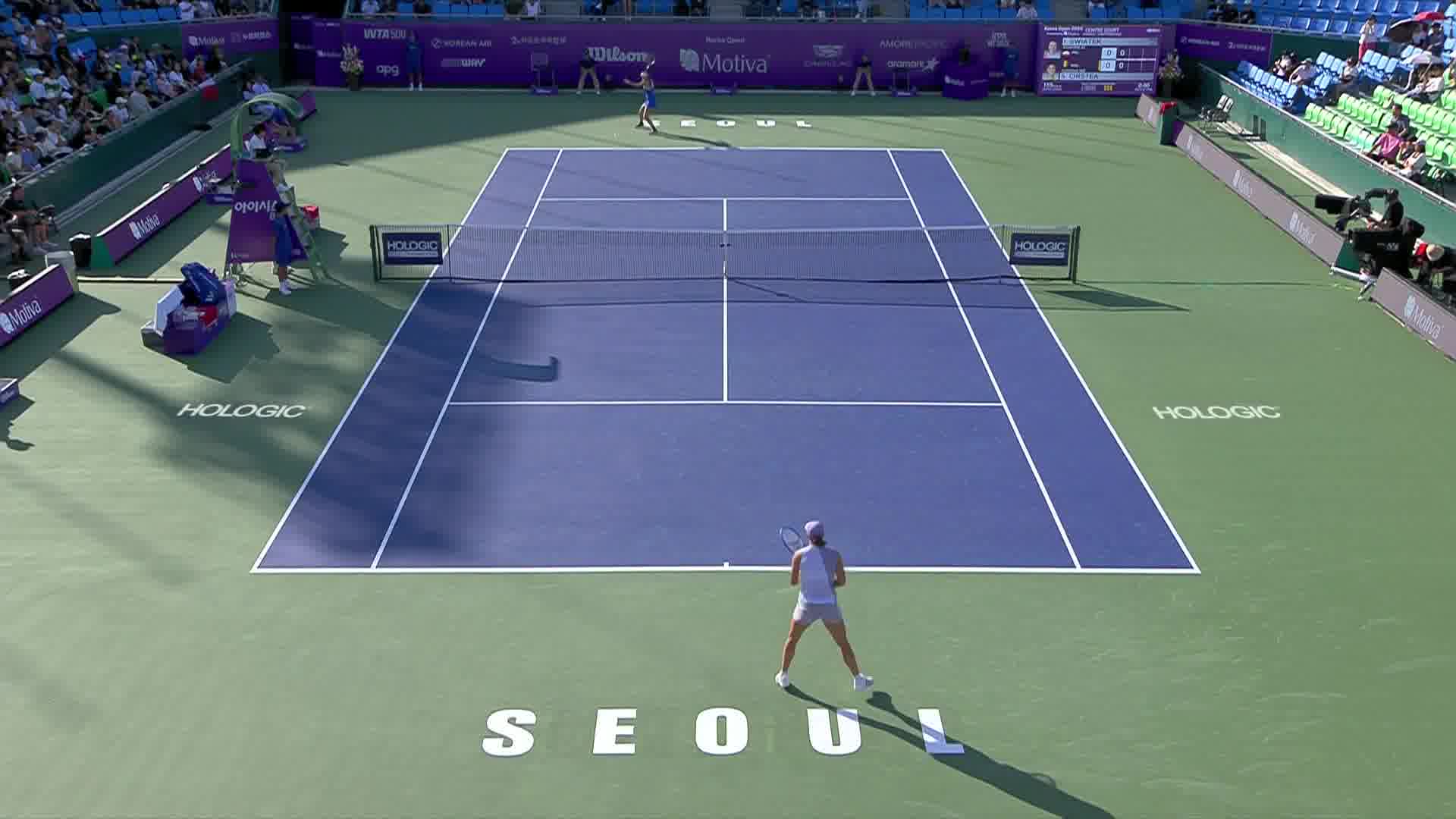WTA Seoul, ottavi: highlights Swiatek-Cirstea