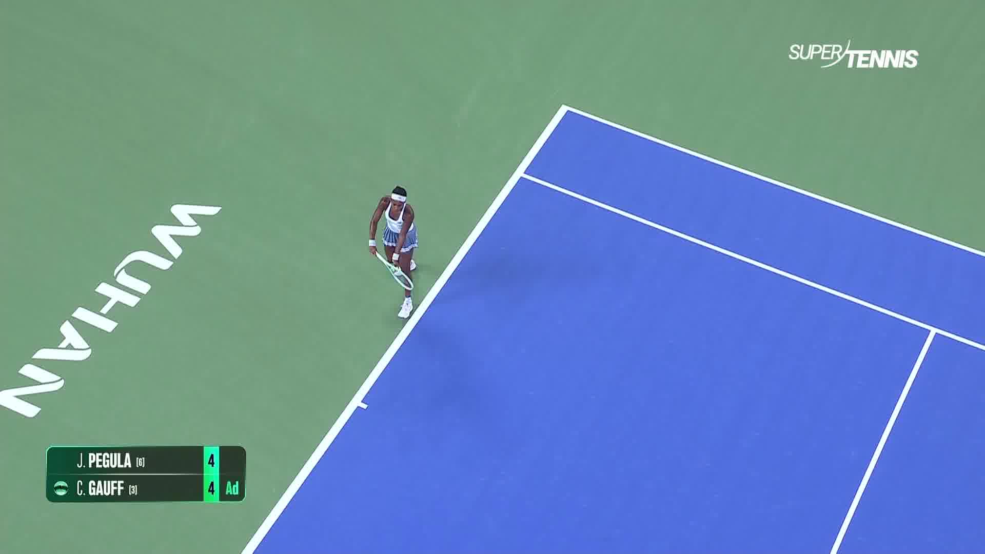 WTA 1000 Wuhan: Pegula c. Gauff, gli highlights della finale