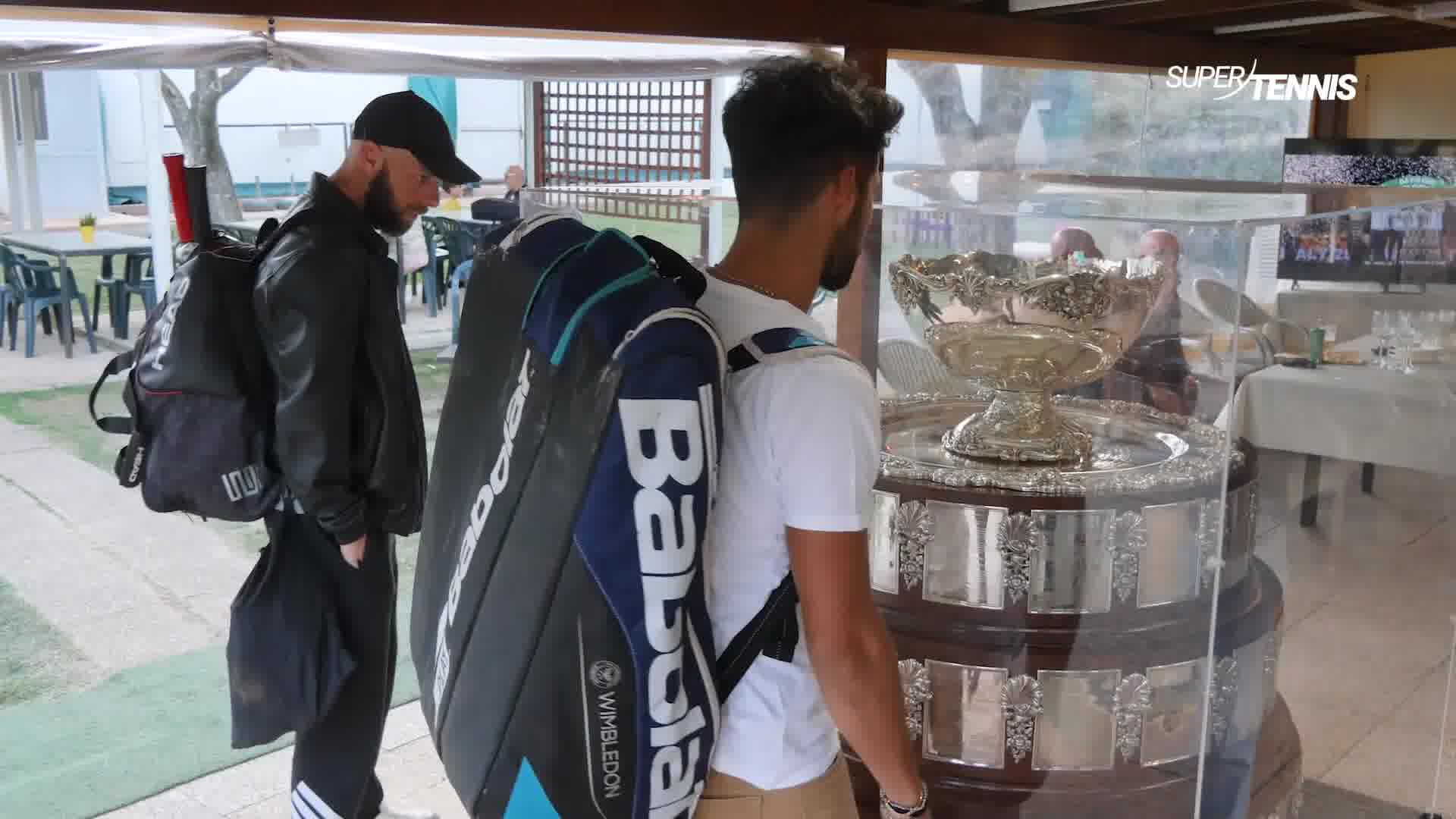 Trophy Tour, la Coppa Davis in quattro circoli delle Marche