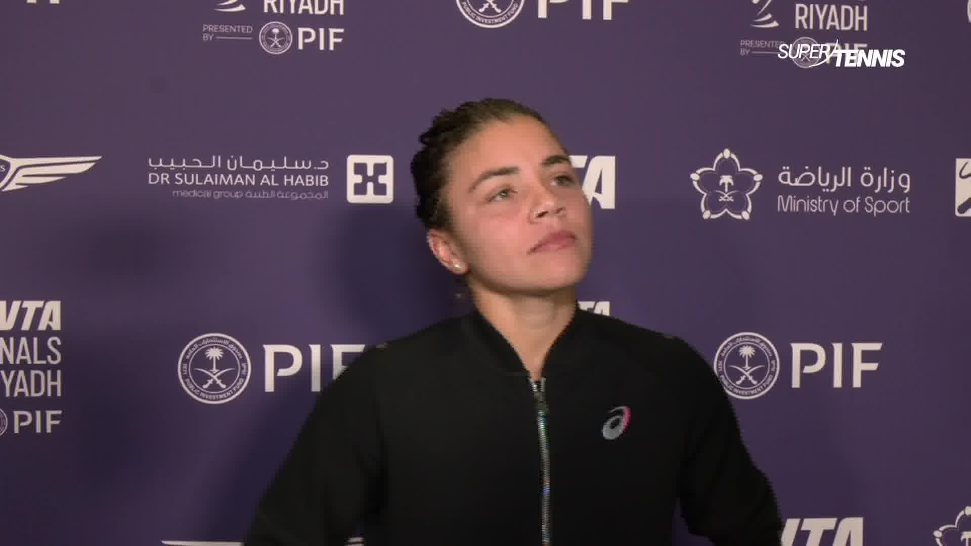 Paolini su SuperTennis: "Pronta a concentrarmi sulla preparazione per la prossima stagione"